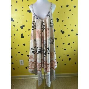 BELMA Boho Afrocentric Cotton Dress One Size NWOT Festival Artwear Style